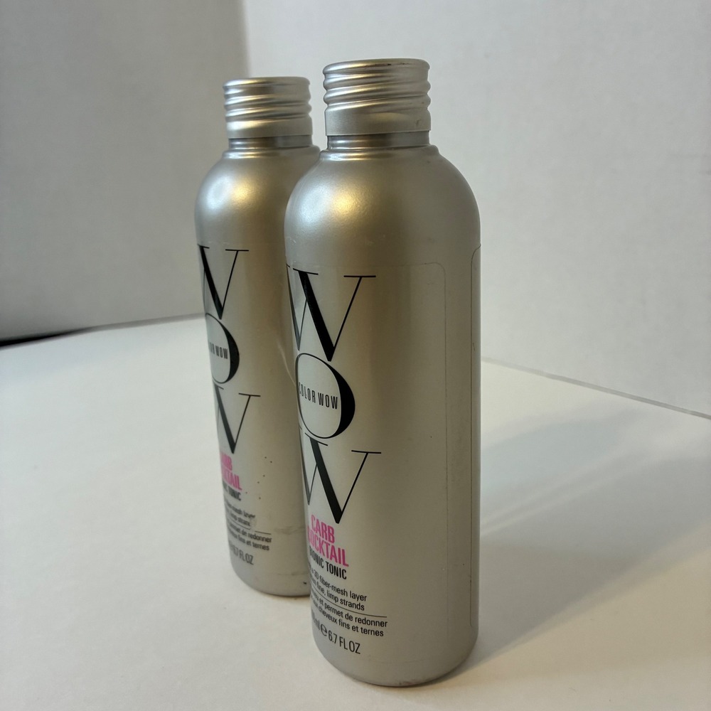 Wow Color Carb Cocktail Bionic Tonic Thickener Fine Hair 6.7oz 200ml New 2pk - Picture 3 of 14